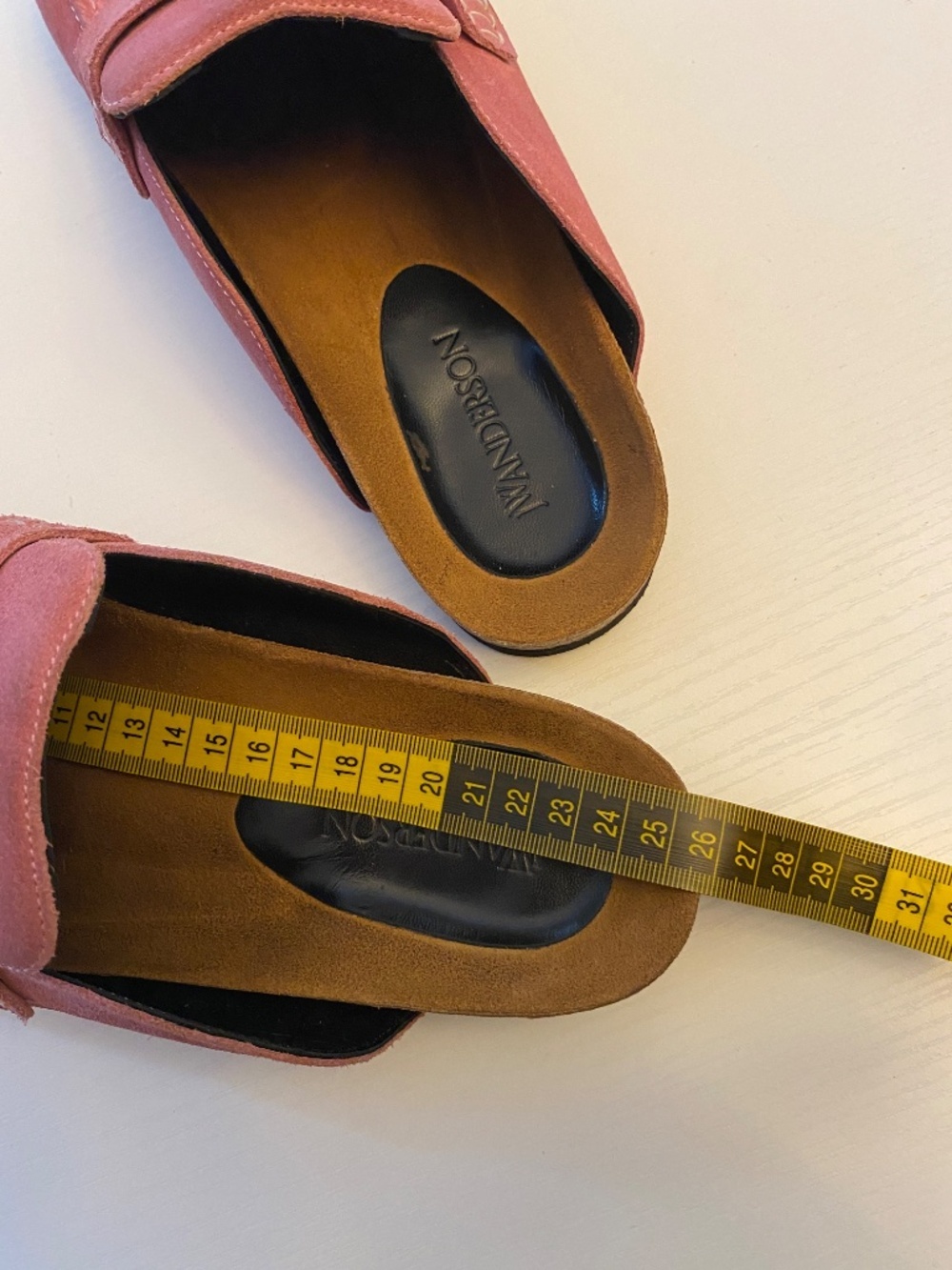 JW Anderson Pink Suede Penny Loafers Size 7.5 to 8 (EU 38) - Picture 14 of 14